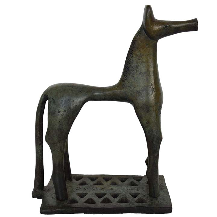 Horse of Olympia figurine statue - Pure bronze - Museum Replica - Symbol of Status