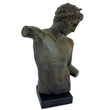 Load image into Gallery viewer, Ephebe of Marathon Bronze bust - Young boy statue - National Museum reproduction
