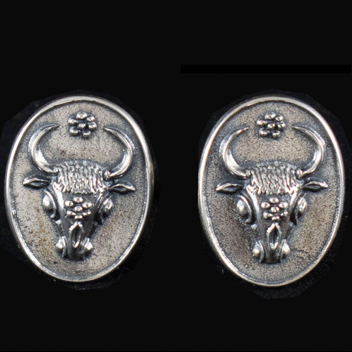 Minoan Bull Cuff links - Sterling Silver - Palace of Knossos Crete Greece