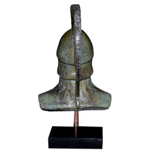 Load image into Gallery viewer, King Leonidas Bronze Bust - Spartan Ultimate Warrior - Thermopylae Battle Persians
