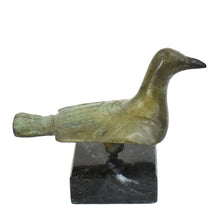 Load image into Gallery viewer, Bronze Pigeon sculpture on marble base
