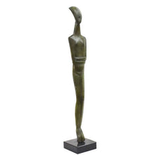 Load image into Gallery viewer, Cycladic Bronze Idol - Abstract Art - Simplicity - Aegean Culture Ancient Greece
