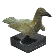 Load image into Gallery viewer, Bronze Pigeon sculpture on marble base
