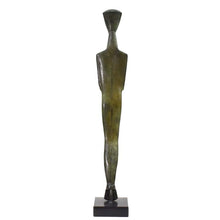 Load image into Gallery viewer, Cycladic Bronze Idol - Abstract Art - Simplicity - Aegean Culture Ancient Greece
