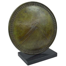 Load image into Gallery viewer, King Leonidas bronze small shield - Spartans Armor Ultimate Warriors Thermopylae
