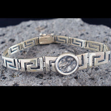 Load image into Gallery viewer, Owl of Wisdom Silver Bracelet - Goddess Athena Symbol
