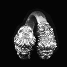 Load image into Gallery viewer, Lion Head Silver Ring - Size Between Us 6 to 9 - Symbol of Strength
