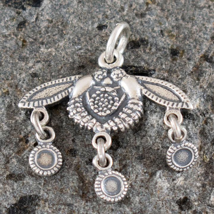 Malia Bees Silver Pendant - Ancient Minoan Period