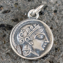 Load image into Gallery viewer, Athens Tetradrachm - Goddess Athena &amp; Owl of Wisdom Silver Pendant
