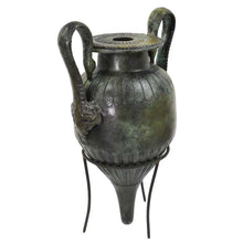 Load image into Gallery viewer, Bronze Rhyton Vase with Swans - Ancient Greek Art - Lost Wax Method
