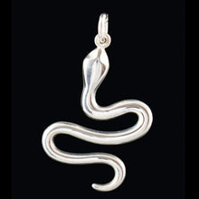 Load image into Gallery viewer, Minoan Snake Large Silver Pendant - Ancient Greece - Crete
