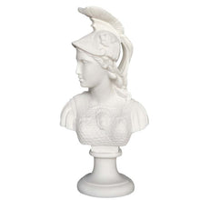 Load image into Gallery viewer, Goddess Athena Alabaster bust - Symbol of Wisdom Strength Strategy - Minerva
