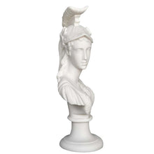 Load image into Gallery viewer, Goddess Athena Alabaster bust - Symbol of Wisdom Strength Strategy - Minerva
