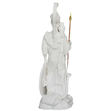 Load image into Gallery viewer, Goddess Athena Alabaster statue - Symbol of Wisdom Strength Strategy - Minerva
