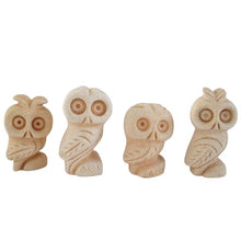 Load image into Gallery viewer, Owl Of Athens 4 Small Statues - Symbol of Wisdom Ancient Greece - Goddess Athena
