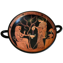 Load image into Gallery viewer, Goddess Athena and Heracles Small Red Figure Kylix at Munich Staatliche Museum
