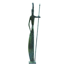 Load image into Gallery viewer, Goddess Athena bronze figurine sculpture - Symbol of Wisdom Strength Strategy
