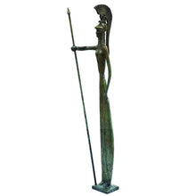 Load image into Gallery viewer, Goddess Athena bronze figurine sculpture - Symbol of Wisdom Strength Strategy
