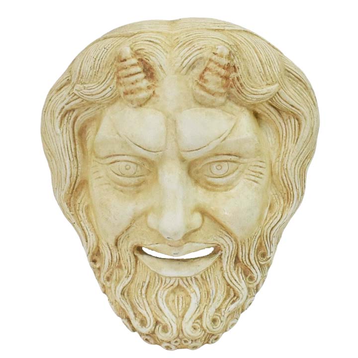 Pan mini mask - God of Wild - Panas - First Theatre of World Dionysus Acropolis