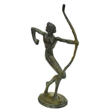 Load image into Gallery viewer, Archery Athlete Bronze statue sculpture - Olympic Games sport - Archer - Bowman
