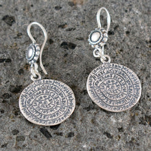 Load image into Gallery viewer, Phaistos Disc Coin Earrings - Ancient Greece
