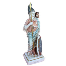 Load image into Gallery viewer, Goddess Athena with her Owl sculpture statue - Symbol of Wisdom
