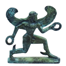 Load image into Gallery viewer, Boreas Mini Bronze Statue - Winged God of Winter and the North Wind - Mythology
