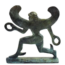 Load image into Gallery viewer, Boreas Mini Bronze Statue - Winged God of Winter and the North Wind - Mythology
