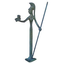 Load image into Gallery viewer, Goddess Athena With Spear &amp; Owl Protector Of Athens Bronze Figure
