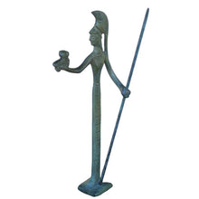 Load image into Gallery viewer, Goddess Athena With Spear &amp; Owl Protector Of Athens Bronze Figure
