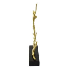 Load image into Gallery viewer, Pure Bronze Olive Branch on Marble Base - Ancient Greek Olympic Games Prize
