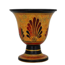 Load image into Gallery viewer, Pythagoras Fair Cup - Goddess Athena Handpainted - Tantalus Pythagorean Justice
