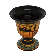 Load image into Gallery viewer, Pythagoras Fair Cup - Pythagorean - Hand Painted with Spartans Battle Design
