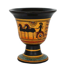 Load image into Gallery viewer, Pythagoras Fair Cup - Pythagorean - Hand Painted with Spartans Battle Design
