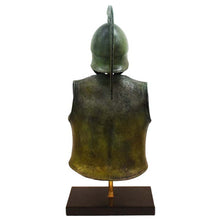 Load image into Gallery viewer, Greek Spartan Corinthian Armor Helmet Pure Bronze set - Hoplite soldier infantry
