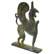 Load image into Gallery viewer, Griffin Bronze figurine - Legendary Mythical Creature - Apollo treasure guardian
