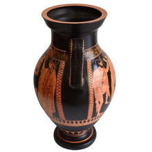 Load image into Gallery viewer, Hector Priamos Ekave - Red Figure Amphora - Munich Museum Replica -Trojan War
