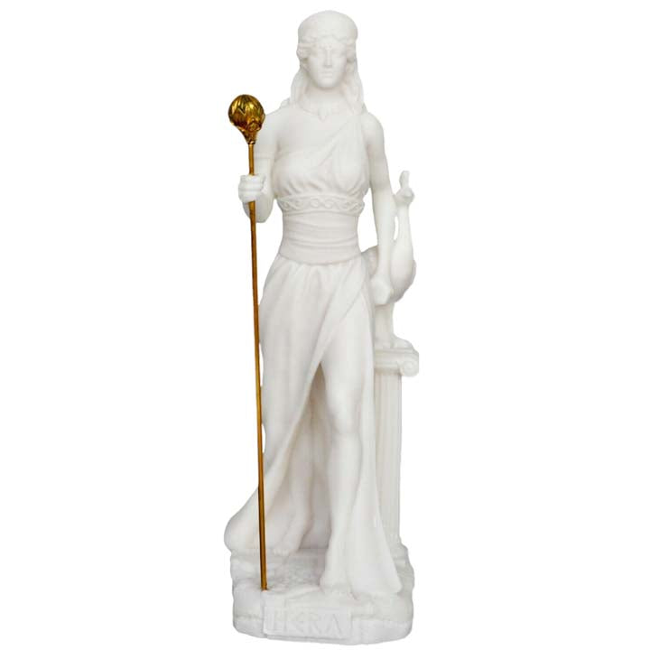 Hera Alabaster statue - Goddess of Women - Queen of the Olympians ...