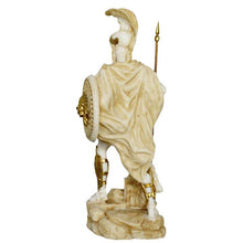 Load image into Gallery viewer, Ares God of war Alabaster aged statue - Greek God of Olympus - Spirit of Battle
