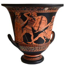 Load image into Gallery viewer, Heracles Goddess Athena Achilles Hector Nike - Red Figure Krater
