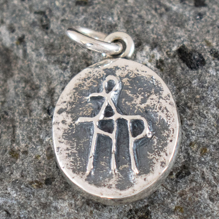 Byzantine 925 Sterling Silver Monogram Pendant