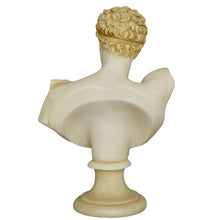 Load image into Gallery viewer, Hermes Alabaster aged Bust - The Messenger of Gods - Mercury God of Luck
