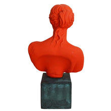 Load image into Gallery viewer, Aphrodite Red bust sculpture - Goddess of Love Beauty Fertility - Venus
