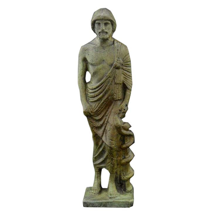 Asclepius God of Medicine and Healing figurine Mythology Apollo son - Patron God