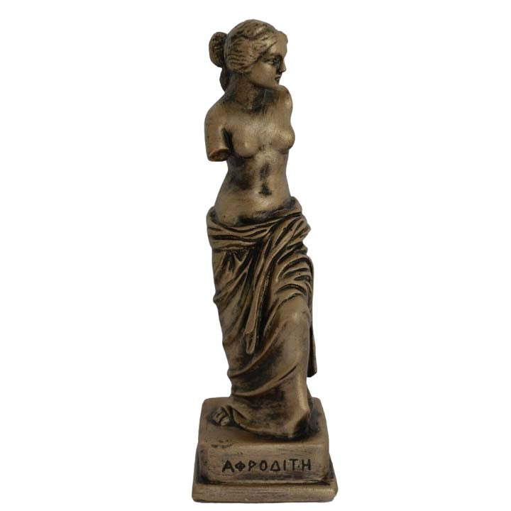 Aphrodite - Venus de Milo small sculpture - Goddess Of Love Eros - Louvre Museum