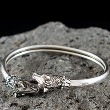 Load image into Gallery viewer, Horse Head Silver Bracelet - Symbol of Wealth - Prosperity
