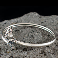 Load image into Gallery viewer, Horse Head Silver Bracelet - Symbol of Wealth - Prosperity
