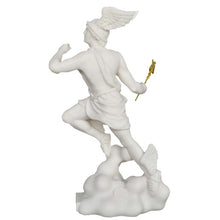 Load image into Gallery viewer, Hermes Alabaster Statue - The Messenger of Gods - Mercury God of Luck
