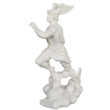 Load image into Gallery viewer, Hermes Alabaster Statue - The Messenger of Gods - Mercury God of Luck
