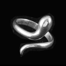 Load image into Gallery viewer, Minoan Snake Silver Ring Size Between Us 6 to 8 1/2 - Crete
